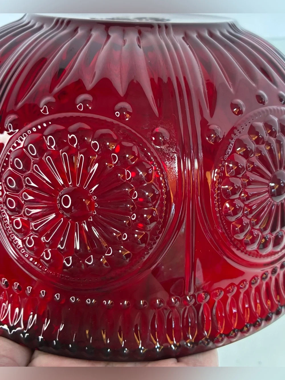 Pioneer Woman Glass Lg Serving Bowl Adeline 9